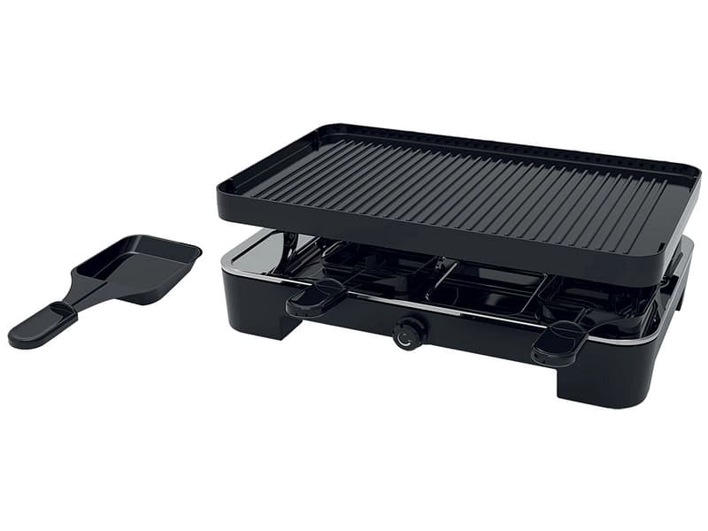 KOENIG Elektrischer Raclettegrill Black 8 personen