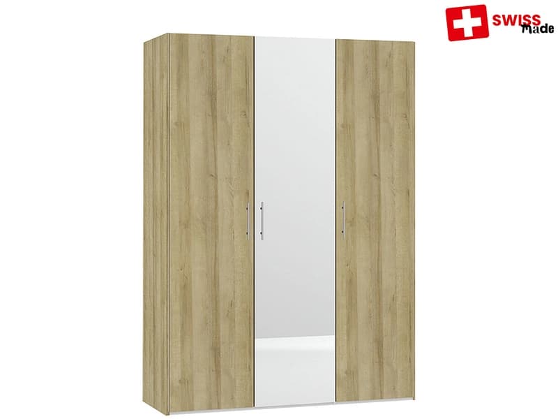 Drehtürenschrank OLTEN eiche 3 Türen