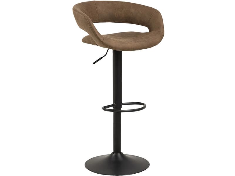 Barhocker GRACE polyester rotbraun
