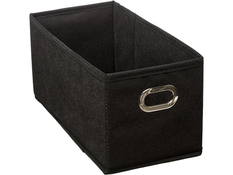 Aufbewahrungsbox JOVAN schwarz 31x15x15cm