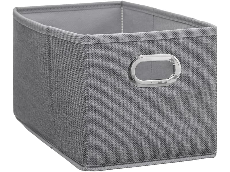 Aufbewahrungsbox JOVAN hellgrau 31x15x15cm