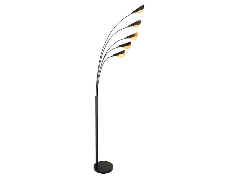 Stehlampe CORA 209.7cm schwarz