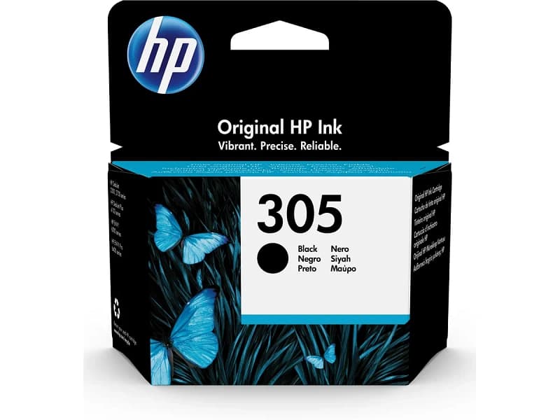 HP Druckerpatronen Schwarz 305 Schwarz schwarz