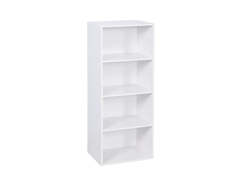 Bibliothek KIKI 29x42x106cm 4 Fächer 4 Tablare weiss