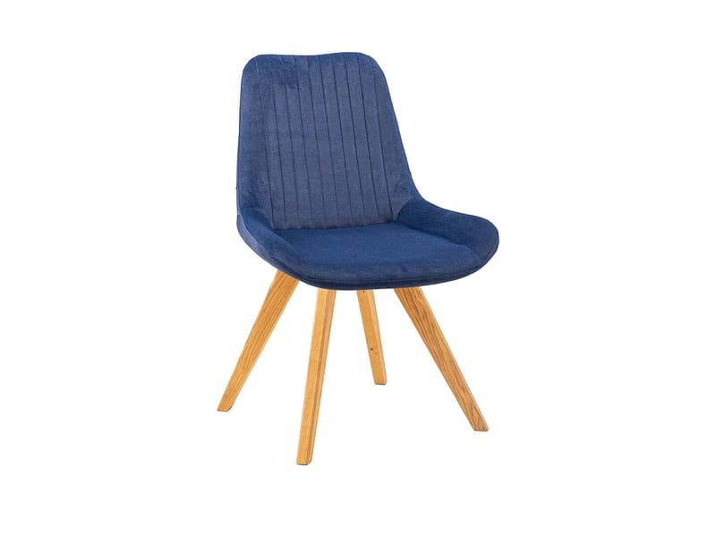 Stuhl AROSA Stoff blau