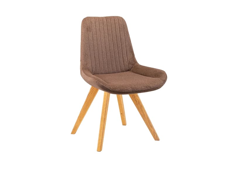 Stuhl AROSA Stoff braun