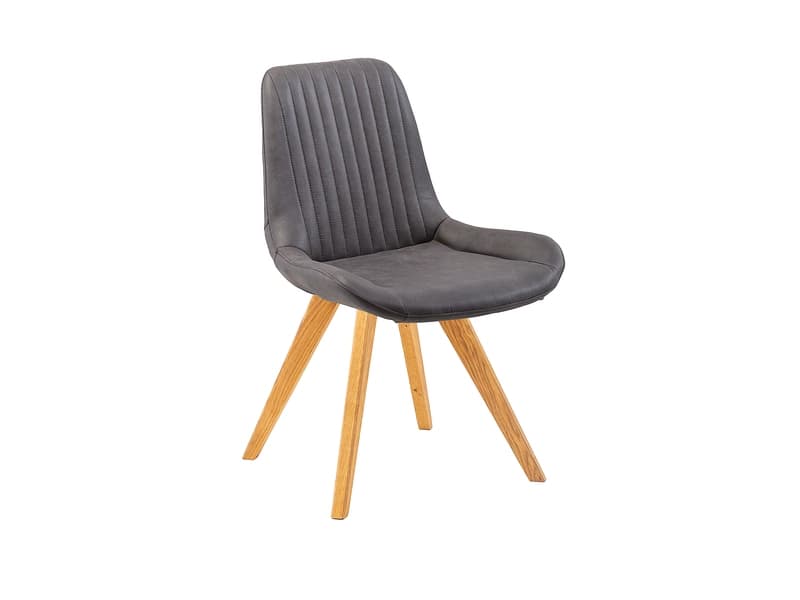 Stuhl AROSA Stoff schwarz
