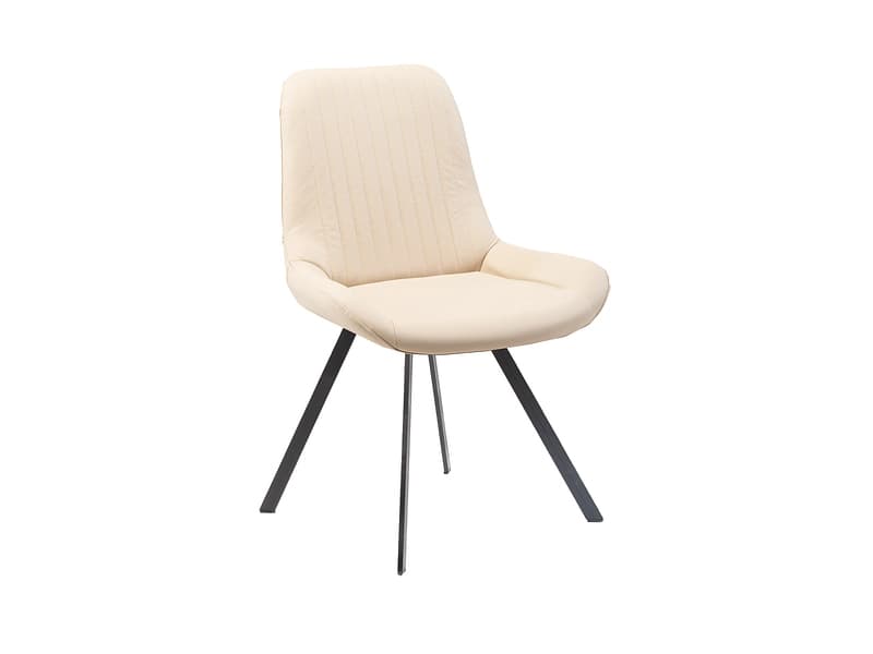 Stuhl AROSA Echtleder beige