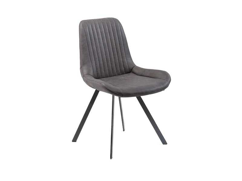 Stuhl AROSA Stoff schwarz