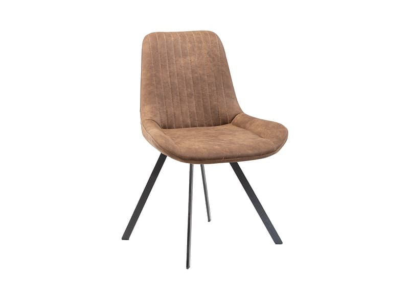 Stuhl AROSA Stoff braun drehsitz
