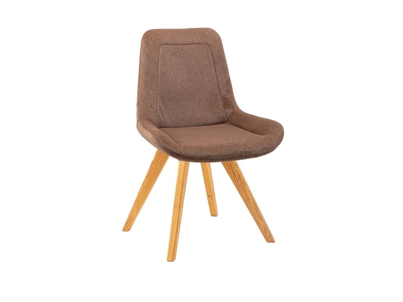 Stuhl AROSA Stoff braun drehsitz