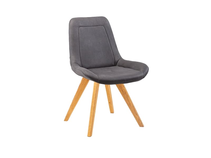 Stuhl AROSA Stoff schwarz drehsitz