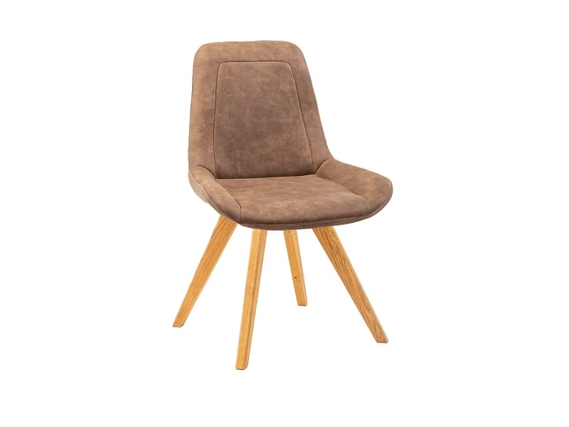 Stuhl AROSA Stoff braun drehsitz