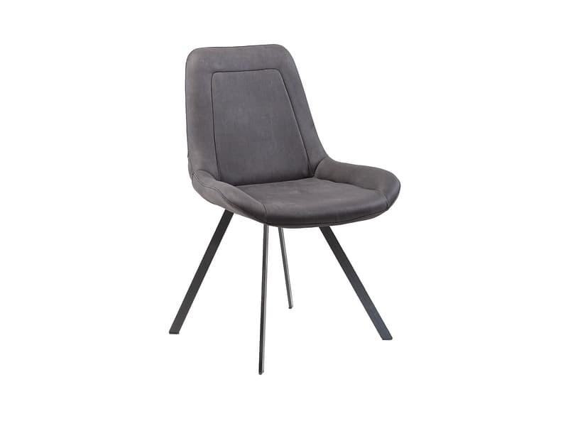 Stuhl AROSA Stoff schwarz drehsitz