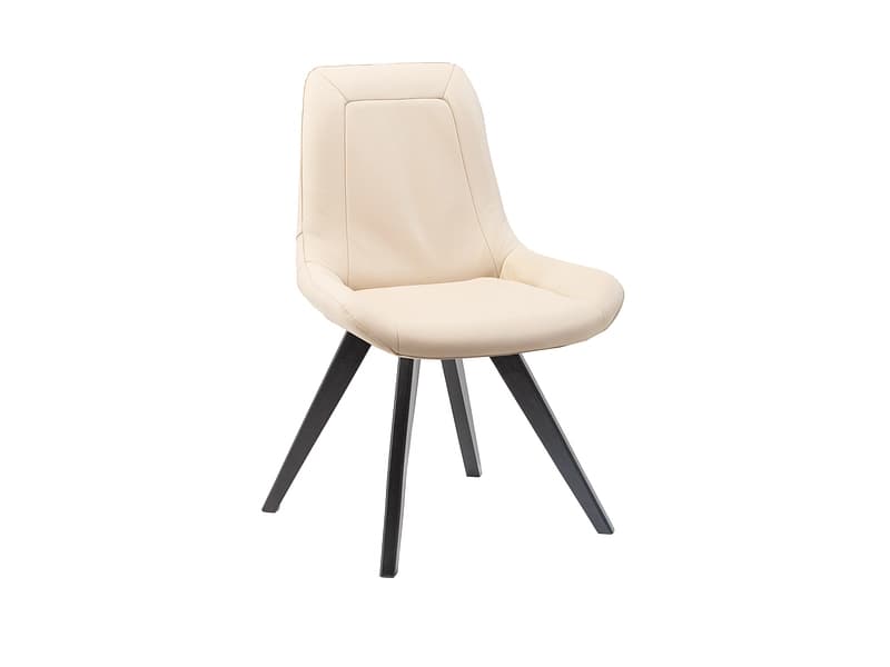 Stuhl AROSA Echtleder beige drehsitz