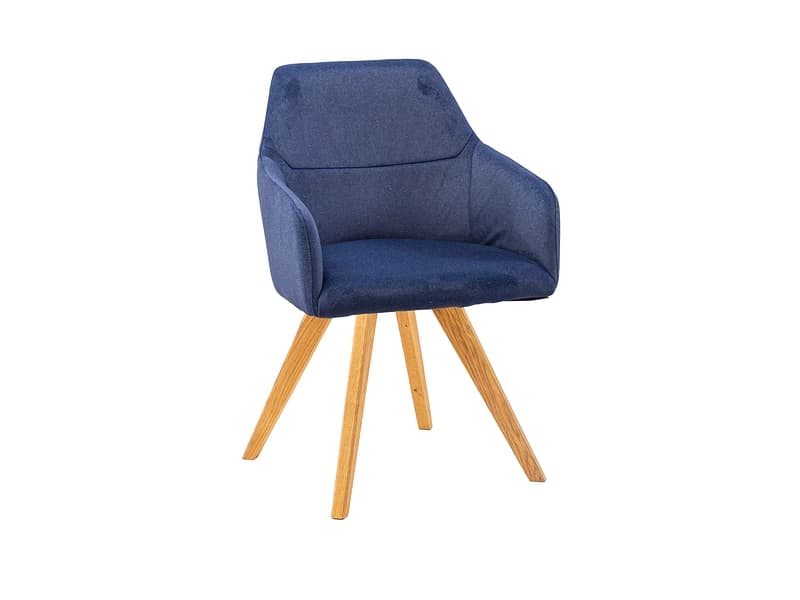 Stuhl AROSA Stoff blau drehsitz