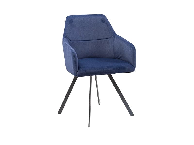 Stuhl AROSA Stoff blau