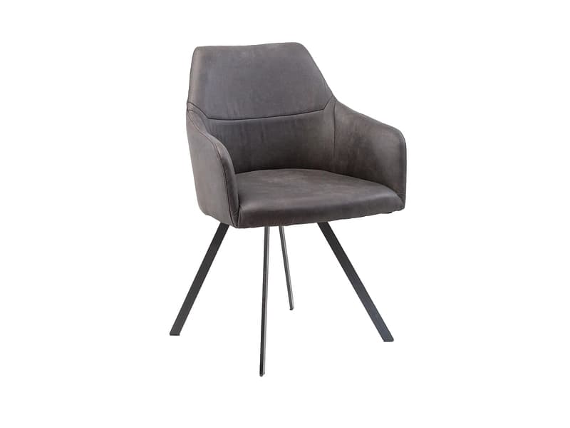 Stuhl AROSA Stoff schwarz