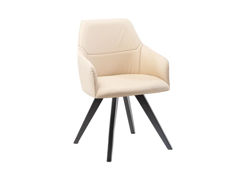 Stuhl AROSA Echtleder beige