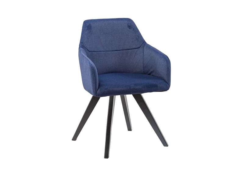 Stuhl AROSA Stoff blau drehsitz