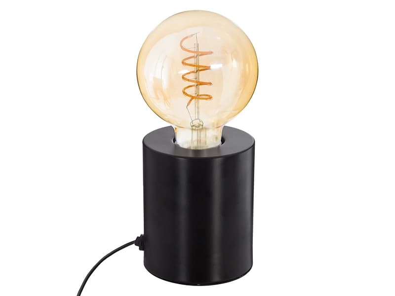 ATMOSPHERA Tischlampe HANNA 10.5cm 40W schwarz