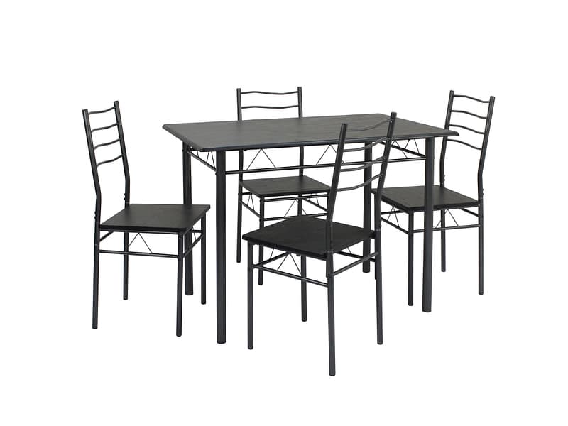 Set Tisch und 4 Stühle EASY