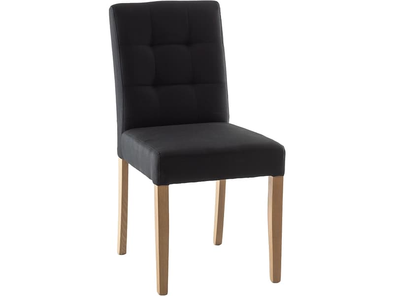 Stuhl COLBY Stoff schwarz
