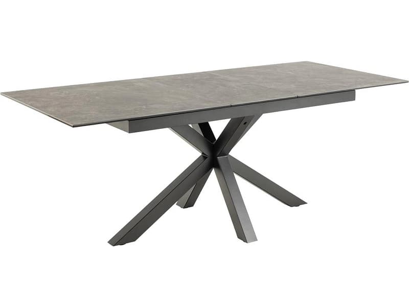 Tisch ausziehbar HEAVEN 168-210x90x76cm grau anthrazit
