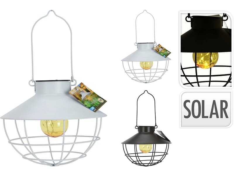 Solarlampe LED BULB LAMP SOLAR 22cm x 31cm mehrfarbig