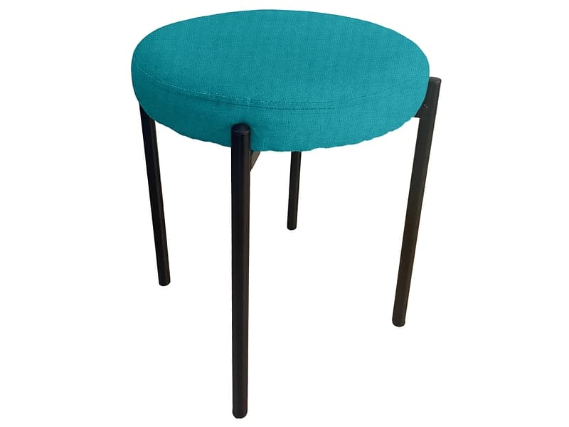 Hocker TRABBI 40x40x45cm stoff grün