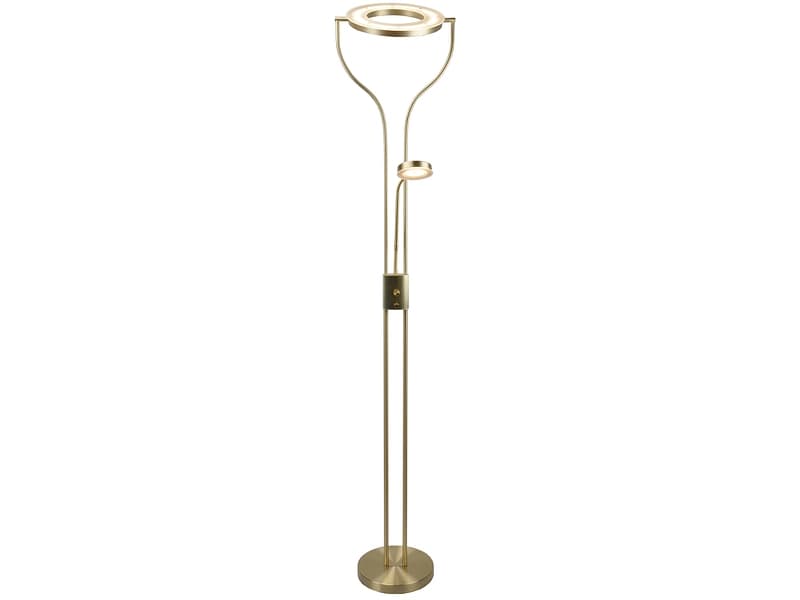 Stehlampe MAJOR variable Intensität 180cm 18.5W goldfarben