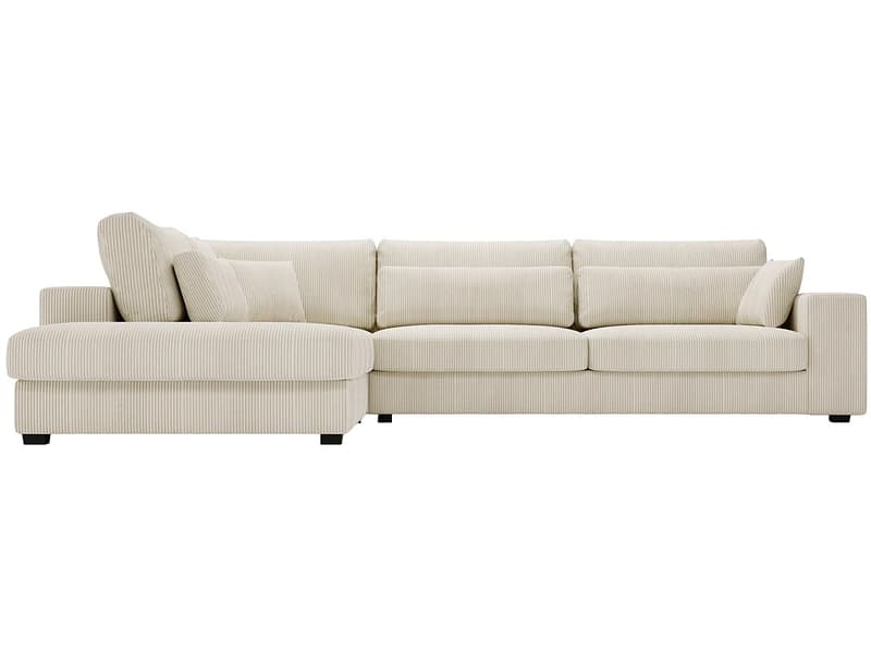 Ecksofa CARMEX Stoff ekrü