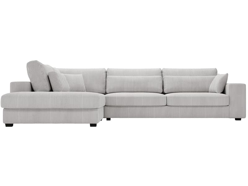 Ecksofa CARMEX Stoff grau