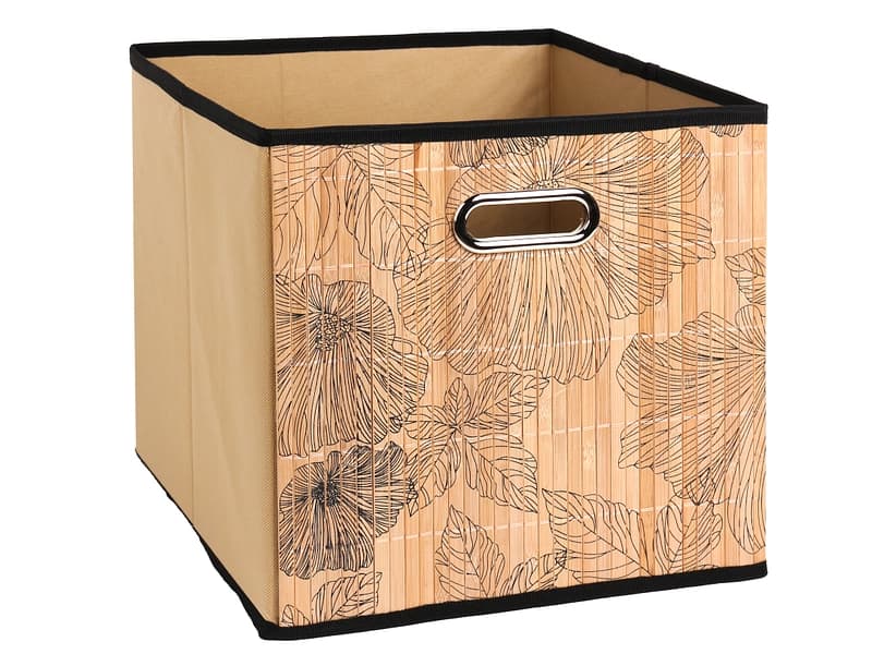 Aufbewahrungskorb CUBODECO beige 31x31x31cm