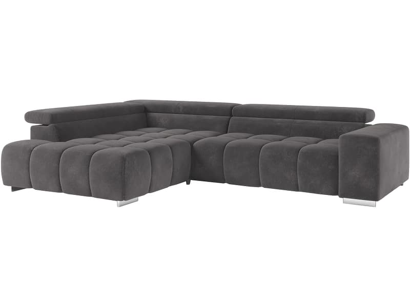 Ecksofa ORION Stoff graphite gray