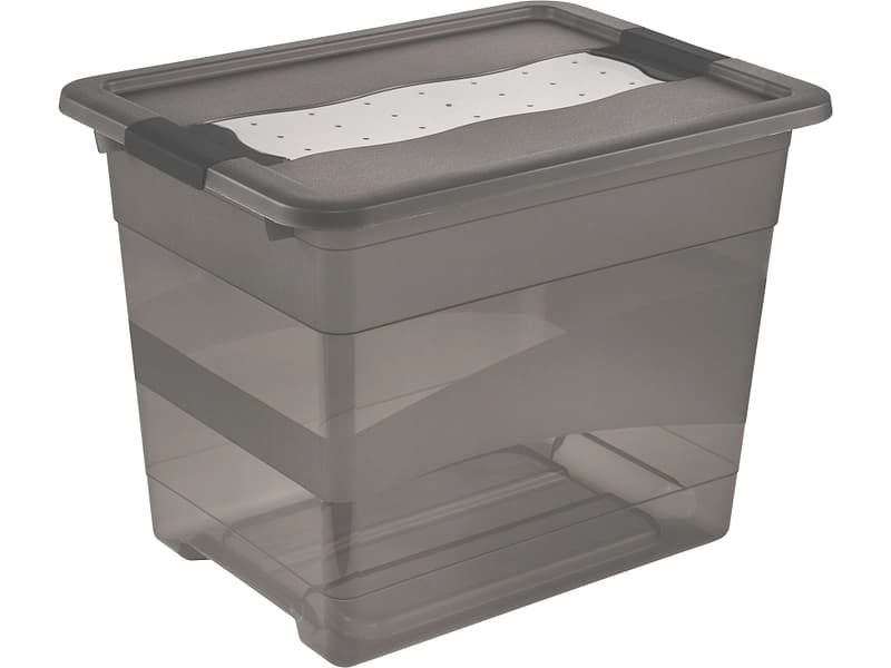 Aufbewahrungsbox CORNELIA grau 29.5x39.5x30cm