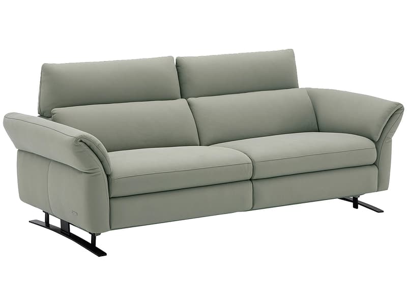 3er Sofa CAMPO DE FIORI OMEGA Echtleder dunkelgrün