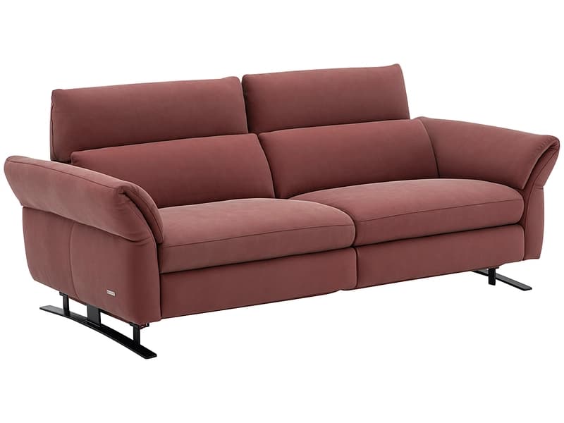 3er Sofa CAMPO DE FIORI OMEGA Echtleder rot