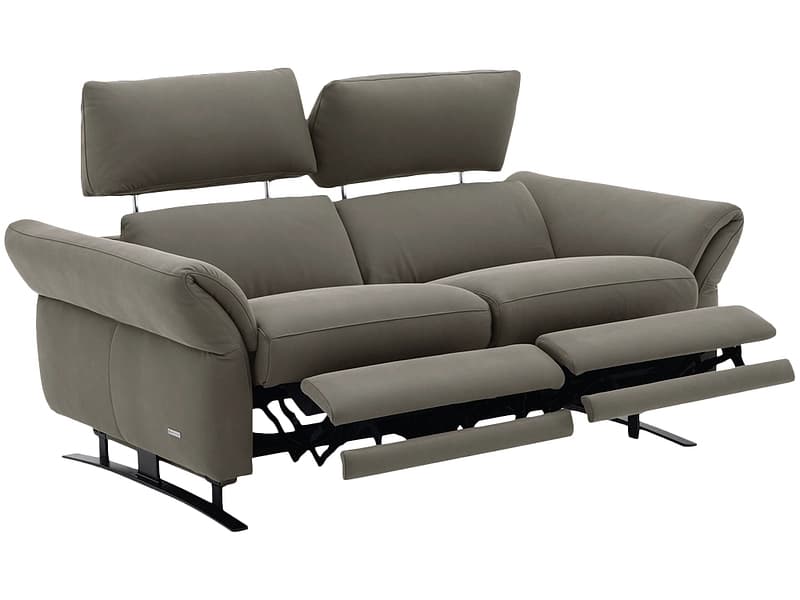 2er Sofa CAMPO DE FIORI OMEGA Echtleder khaki
