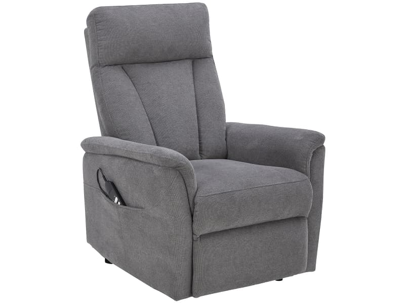 Relaxsessel KENNY Stoff grau