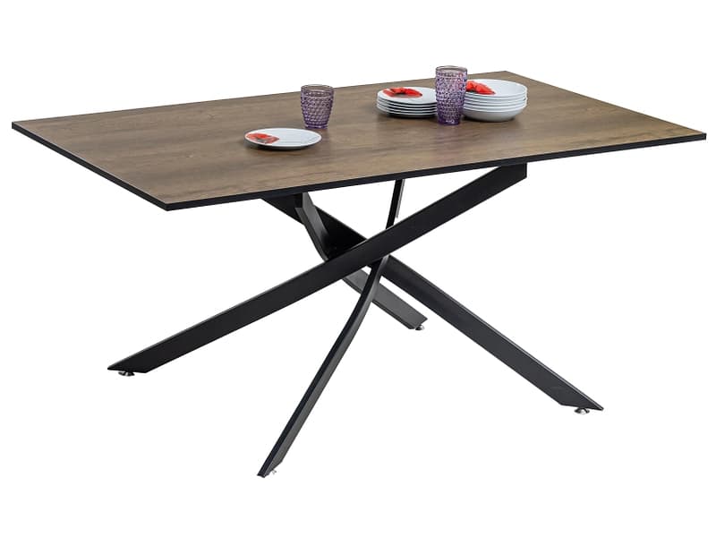 Tisch CARPI 160x90x75cm braun