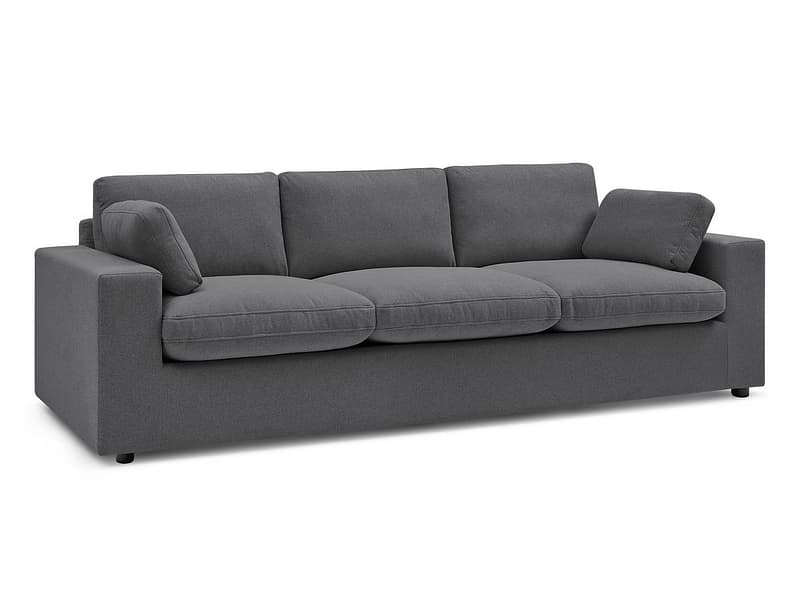 Sofa BOBOCHIC BELAIR Stoff dunkelgrau