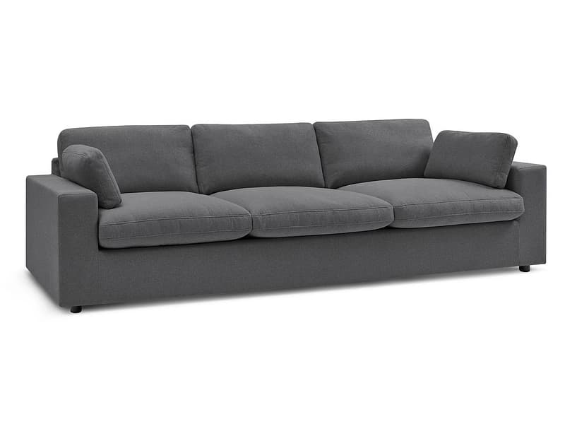 Sofa BOBOCHIC BELAIR Stoff dunkelgrau