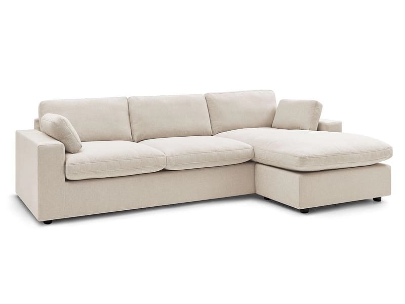 Ecksofa BOBOCHIC BELAIR Stoff beige