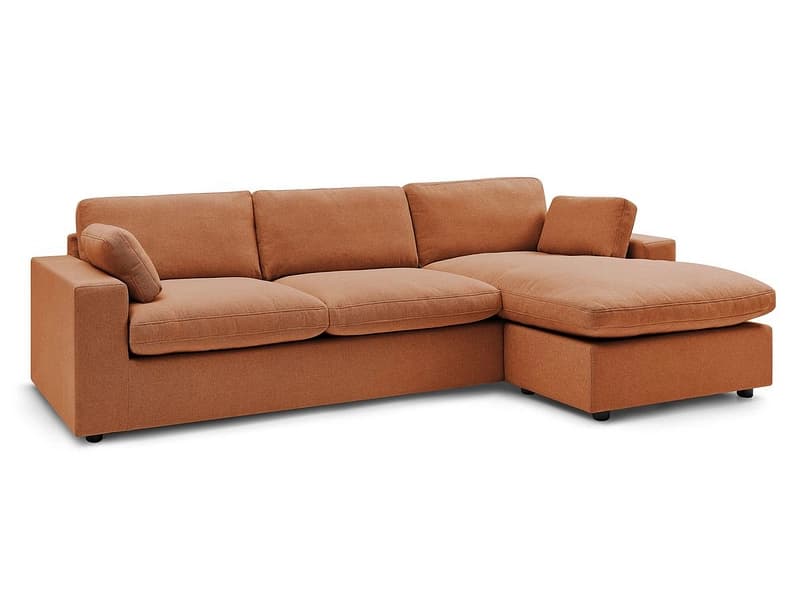 Ecksofa BOBOCHIC BELAIR Stoff orange