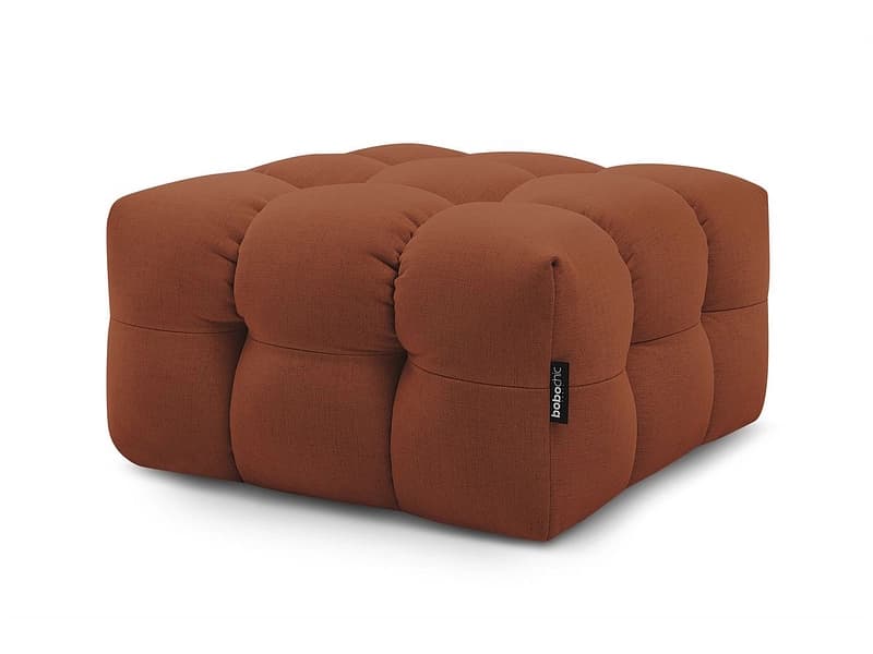 Hocker BOBOCHIC CLOUD 84x84x43cm stoff orange