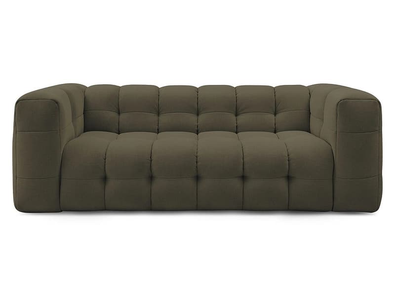 3er Sofa BOBOCHIC CLOUD Stoff grün