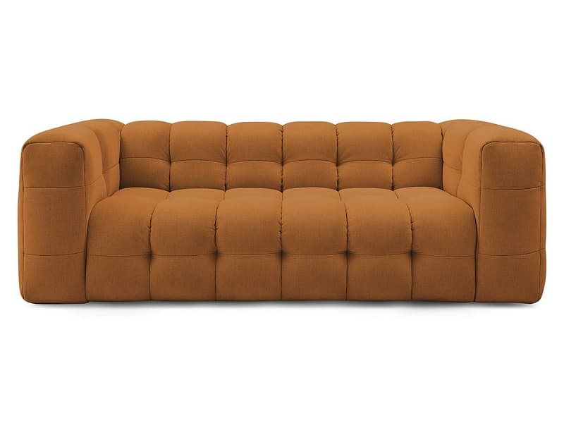 3er Sofa BOBOCHIC CLOUD Stoff gelb