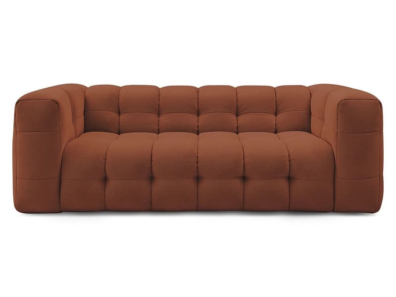 3er Sofa BOBOCHIC CLOUD Stoff orange