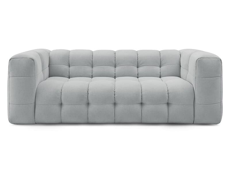 3er Sofa BOBOCHIC CLOUD Stoff hellgrau